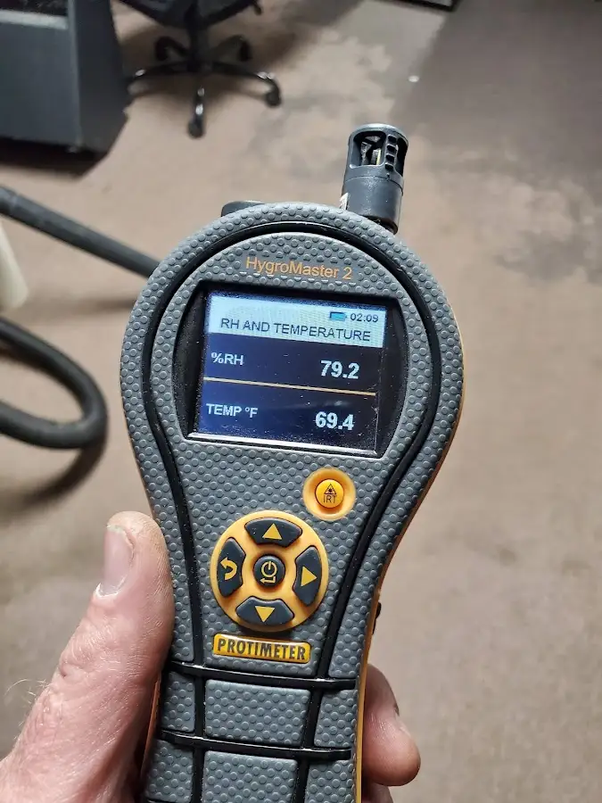 Moisture meter humidity assessment for Mold Remediation & Removal in Celebration